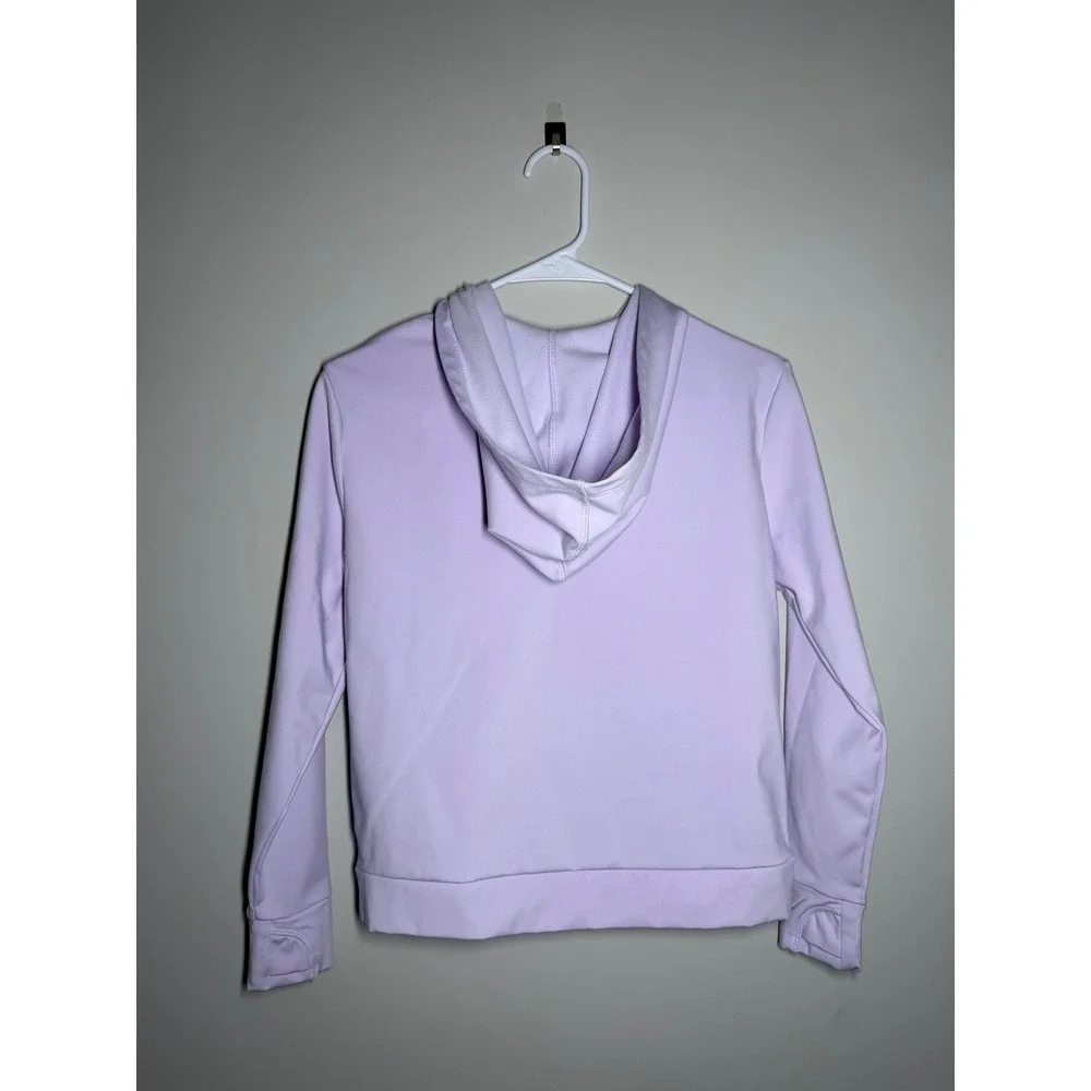 Member's Mark Girls Active Full Zip Jacket Lavender Purple Hooded Size XL 14/16